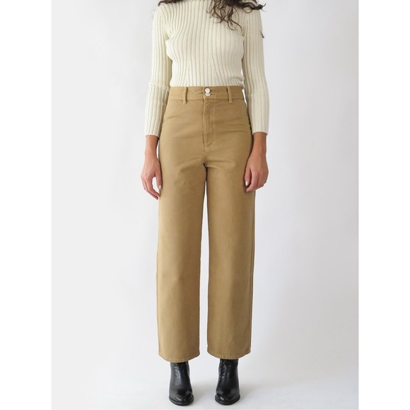 Shaina Mote Kahki Utility Pant Jean Tan 